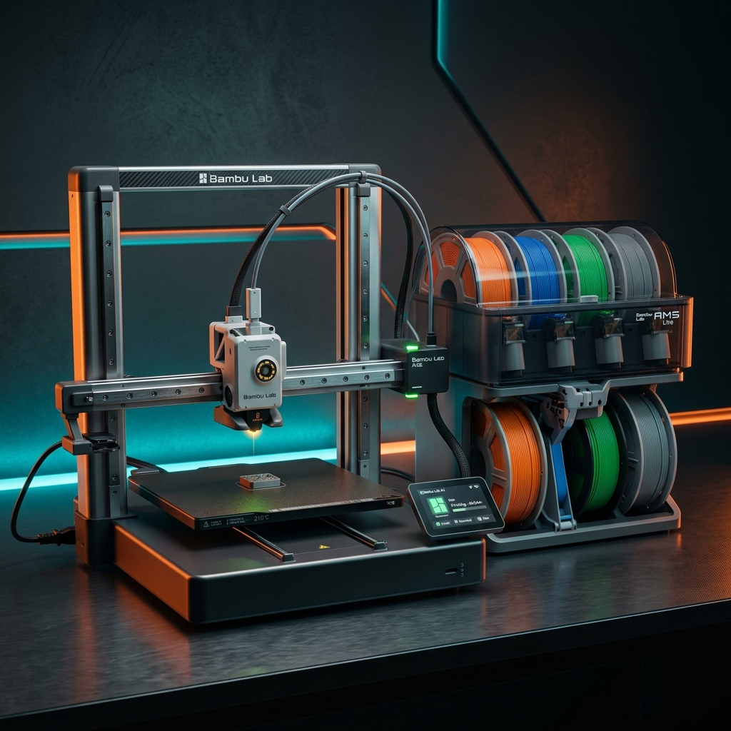 Impressora 3D Bambu Lab A1 com AMS Lite