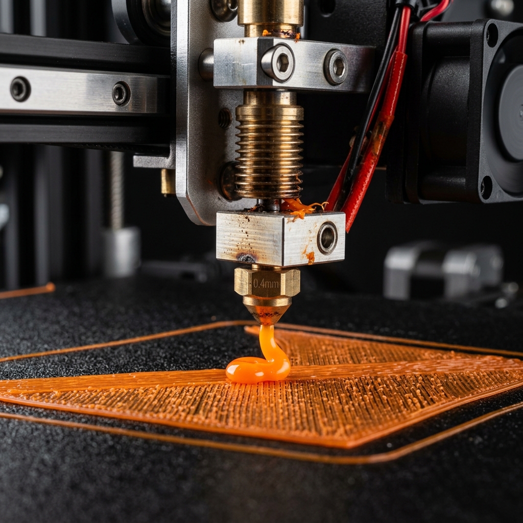 Bico de latão de impressora 3D