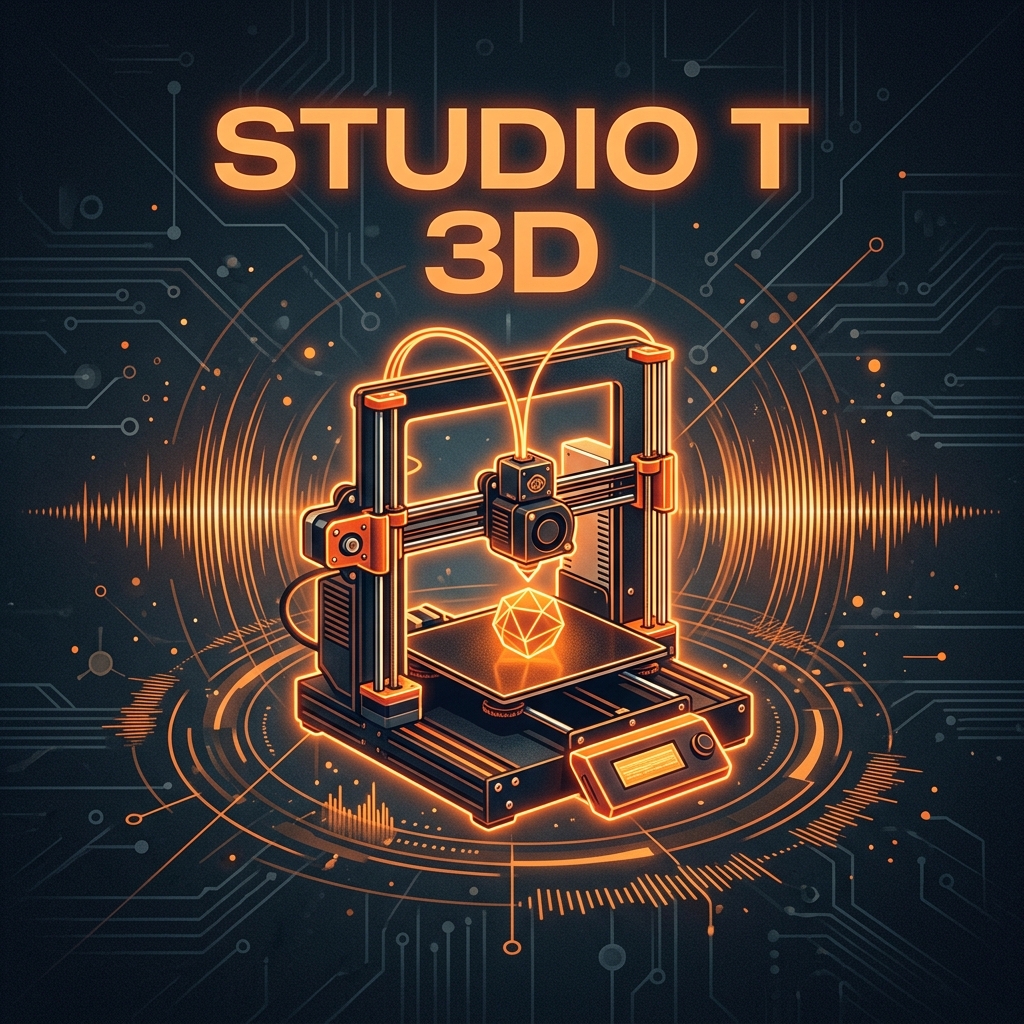 Capa do Podcast Studio T 3D